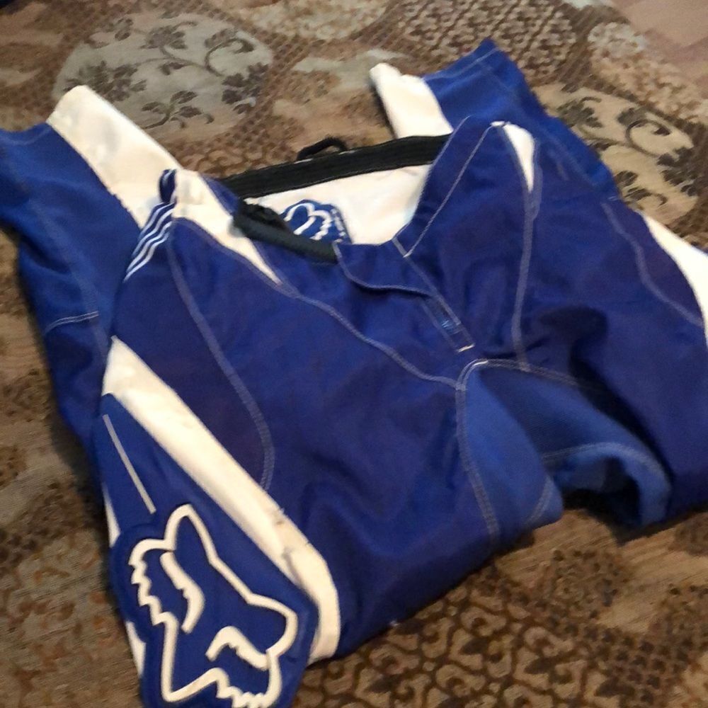 Fox Racing 180 size 30 motorcycle pants one tear